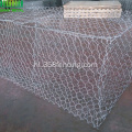 PVC gecoate zeshoekige gaas Gabion kooien